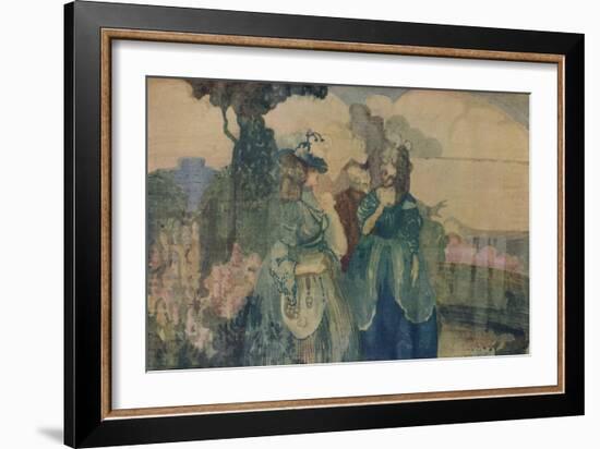 'In the Blue Country or Colloque Sentimentale', c1895-Charles Conder-Framed Giclee Print