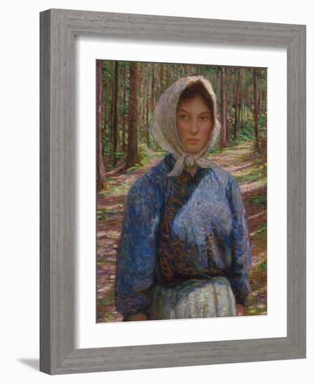 In the Bohmerwald, (Oil on Canvas)-Lilla Cabot Perry-Framed Giclee Print
