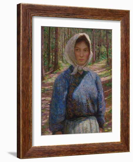 In the Bohmerwald, (Oil on Canvas)-Lilla Cabot Perry-Framed Giclee Print