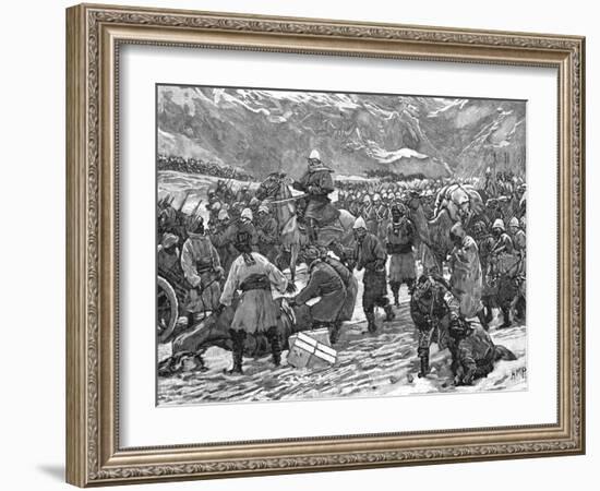 In the Bolan Pass, 1879-HM Paget-Framed Art Print