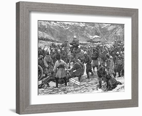 In the Bolan Pass, 1879-HM Paget-Framed Art Print