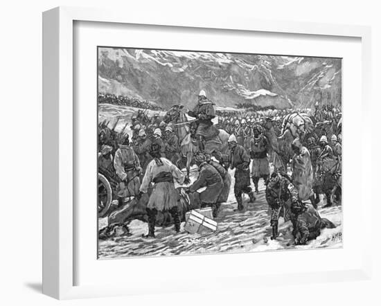 In the Bolan Pass, 1879-HM Paget-Framed Art Print