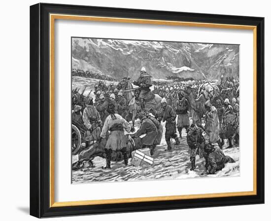 In the Bolan Pass, 1879-HM Paget-Framed Art Print