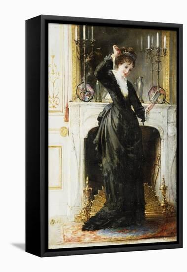 In the Boudoir-Alfred Stevens-Framed Premier Image Canvas