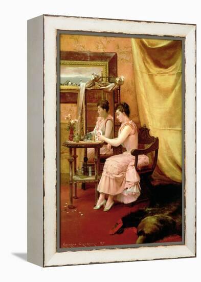 In the Boudoir-Georges Croegaert-Framed Premier Image Canvas