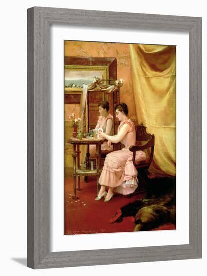 In the Boudoir-Georges Croegaert-Framed Giclee Print