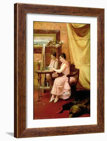 In the Boudoir-Georges Croegaert-Framed Giclee Print