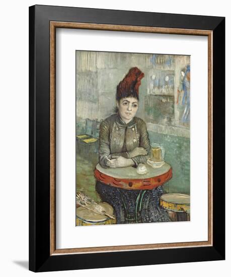 In the Cafe: Agostina Segatori in Le Tambourin-Vincent van Gogh-Framed Giclee Print