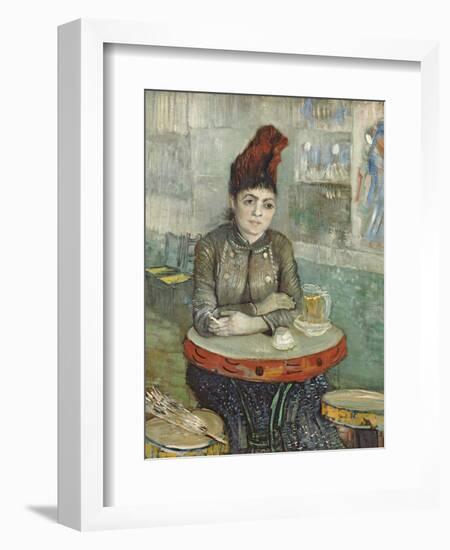 In the Cafe: Agostina Segatori in Le Tambourin-Vincent van Gogh-Framed Giclee Print