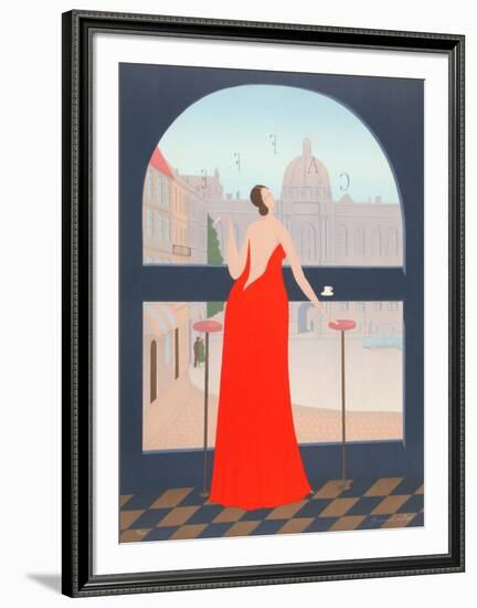 In the Cafe-Branko Bahunek-Framed Limited Edition