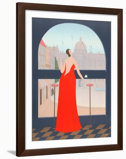 In the Cafe-Branko Bahunek-Framed Limited Edition