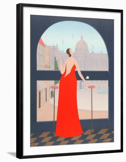 In the Cafe-Branko Bahunek-Framed Limited Edition