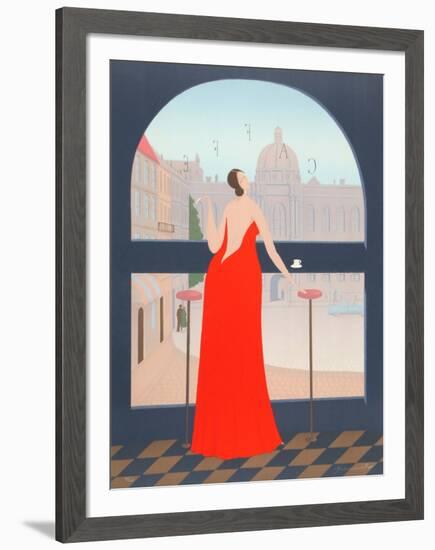 In the Cafe-Branko Bahunek-Framed Limited Edition