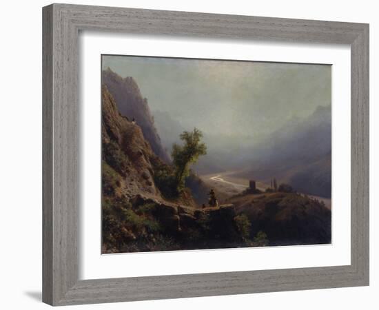 In the Caucasus Mountains, 1879-Lev Felixovich Lagorio-Framed Giclee Print