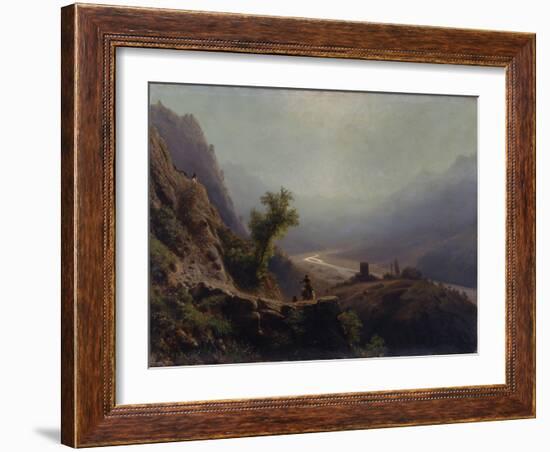 In the Caucasus Mountains, 1879-Lev Felixovich Lagorio-Framed Giclee Print