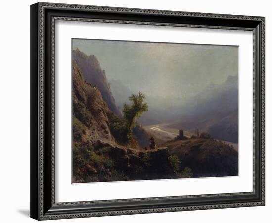 In the Caucasus Mountains, 1879-Lev Felixovich Lagorio-Framed Giclee Print