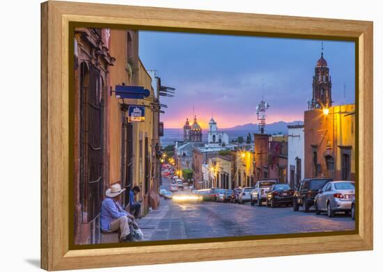 In the Centro District of San Miguel De Allende, Mexico-Chuck Haney-Framed Premier Image Canvas