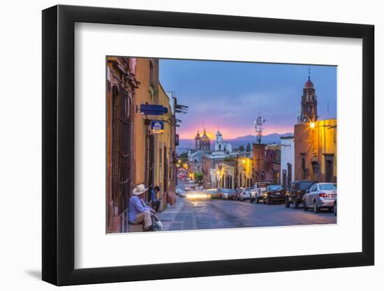 In the Centro District of San Miguel De Allende, Mexico-Chuck Haney-Framed Photographic Print