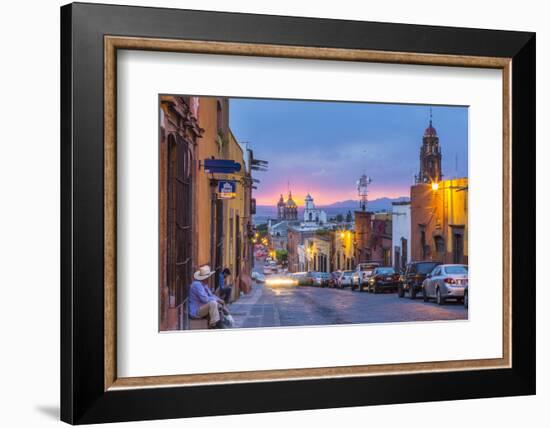 In the Centro District of San Miguel De Allende, Mexico-Chuck Haney-Framed Photographic Print