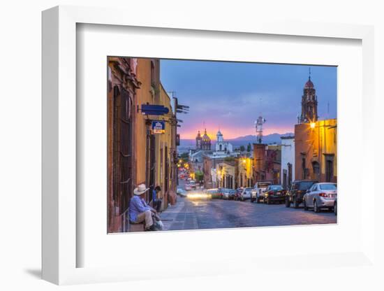 In the Centro District of San Miguel De Allende, Mexico-Chuck Haney-Framed Photographic Print