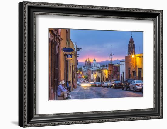 In the Centro District of San Miguel De Allende, Mexico-Chuck Haney-Framed Photographic Print