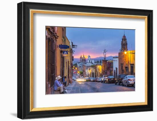 In the Centro District of San Miguel De Allende, Mexico-Chuck Haney-Framed Photographic Print