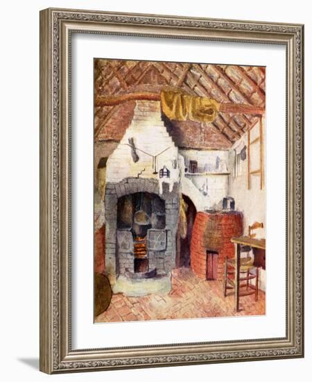 'In the Chappells' cottage at Rolleston-Kate Greenaway-Framed Giclee Print