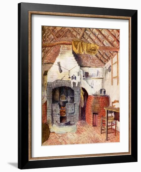 'In the Chappells' cottage at Rolleston-Kate Greenaway-Framed Giclee Print