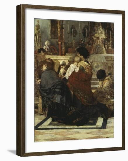 In the Church, 1881-Luigi Nono-Framed Giclee Print