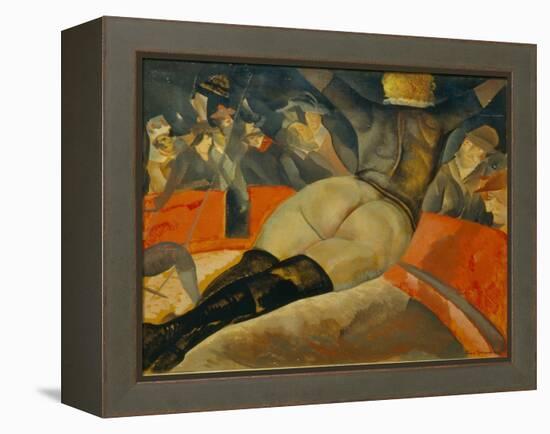 In the Circus, C. 1908-Boris Dmitryevich Grigoriev-Framed Premier Image Canvas