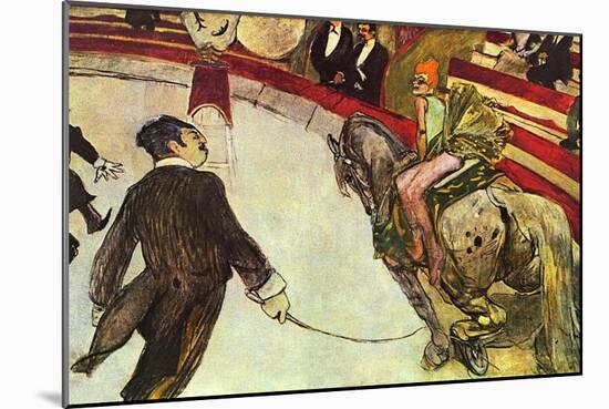 In the Circus-Henri de Toulouse-Lautrec-Mounted Art Print