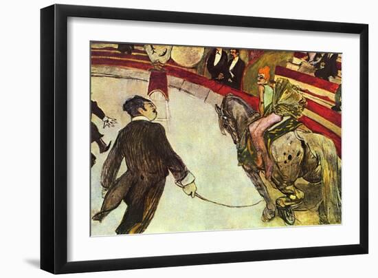 In the Circus-Henri de Toulouse-Lautrec-Framed Premium Giclee Print