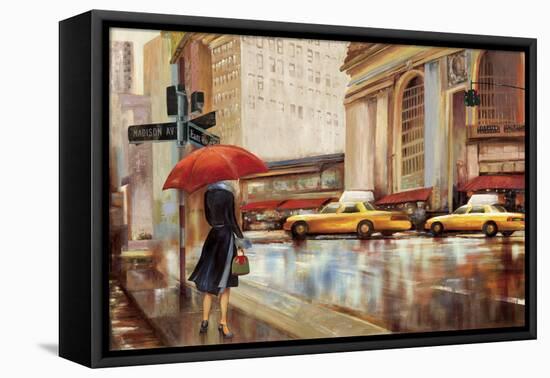 In the City-Sloane Addison  -Framed Stretched Canvas