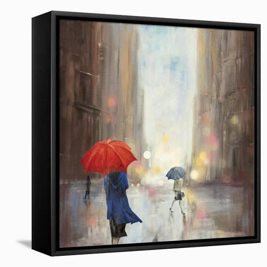 In the City-Sloane Addison  -Framed Stretched Canvas