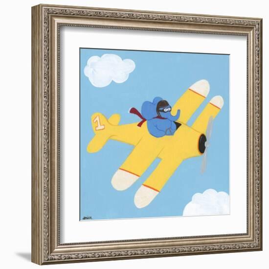 In the Clouds III-Erica J^ Vess-Framed Art Print