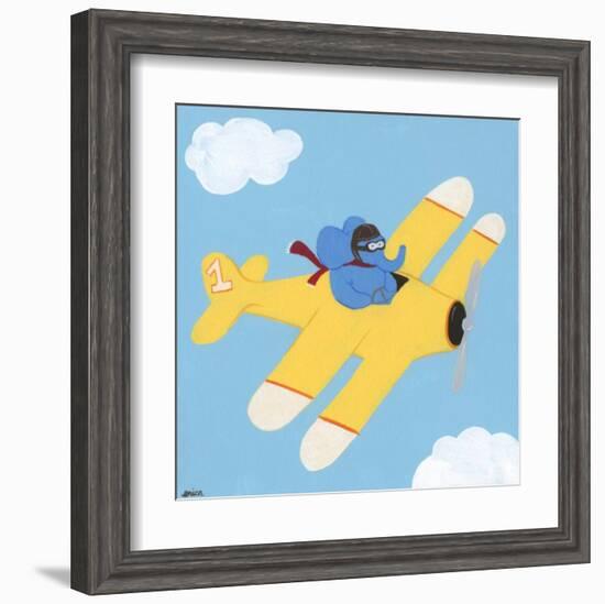 In the Clouds III-Erica J^ Vess-Framed Art Print