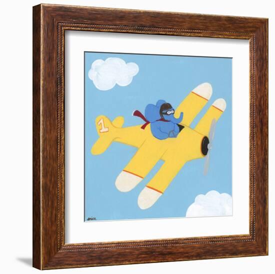 In the Clouds III-Erica J^ Vess-Framed Art Print