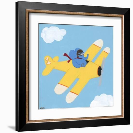 In the Clouds III-Erica J^ Vess-Framed Art Print