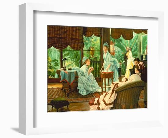 In the Conservatory-James Tissot-Framed Giclee Print