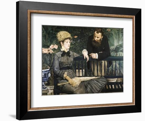 In the Conservatory-Edouard Manet-Framed Giclee Print