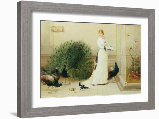 In the Conservatory-Heywood Hardy-Framed Giclee Print