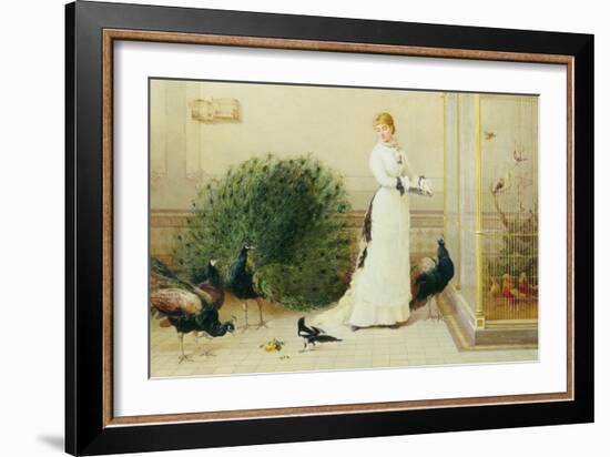 In the Conservatory-Heywood Hardy-Framed Giclee Print