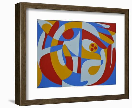 In the Continuity is the Word, 1988 (Acrylic on Board)-Ron Waddams-Framed Giclee Print