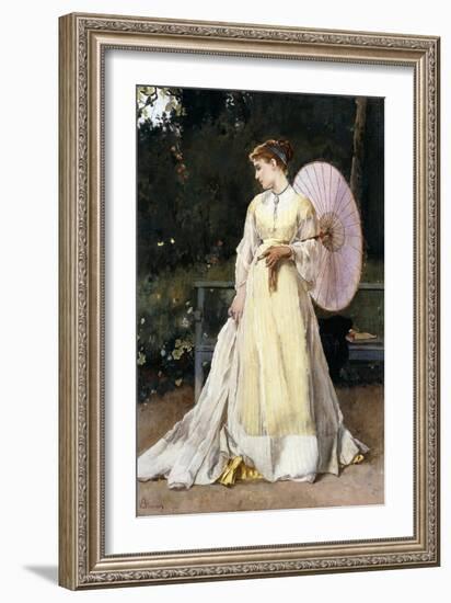 In the Country-Alfred Emile Léopold Stevens-Framed Giclee Print