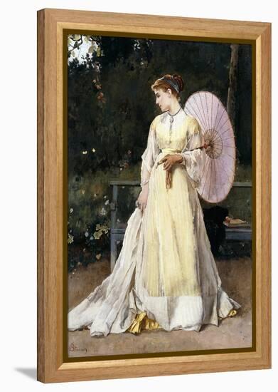 In the Country-Alfred Emile Léopold Stevens-Framed Premier Image Canvas