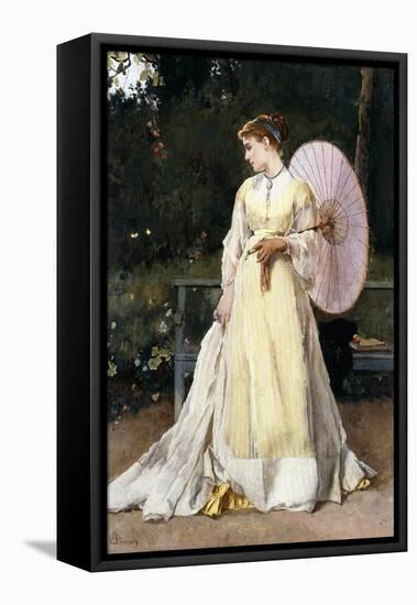 In the Country-Alfred Emile Léopold Stevens-Framed Premier Image Canvas