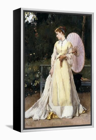 In the Country-Alfred Emile Léopold Stevens-Framed Premier Image Canvas