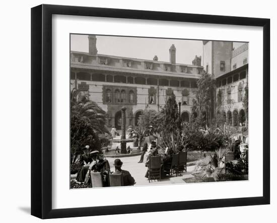 In the Court of Ponce De Leon, St. Augustine, Florida-null-Framed Photo