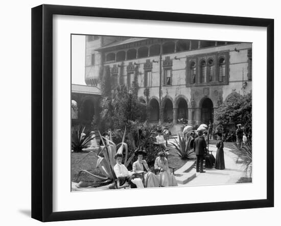 In the Court of the Ponce De Leon, St. Augustine, Fla.-null-Framed Photo