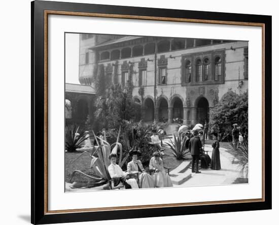 In the Court of the Ponce De Leon, St. Augustine, Fla.-null-Framed Photo